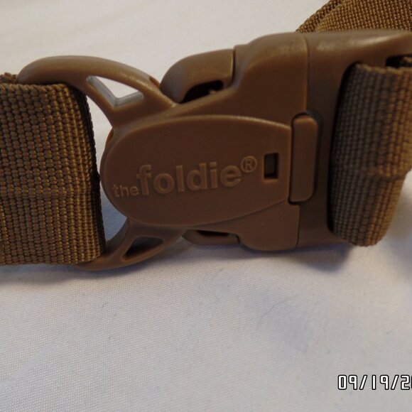 Foldie Belt Bag New With Tags Hard to Find Light Brown - Picture 3 of 10